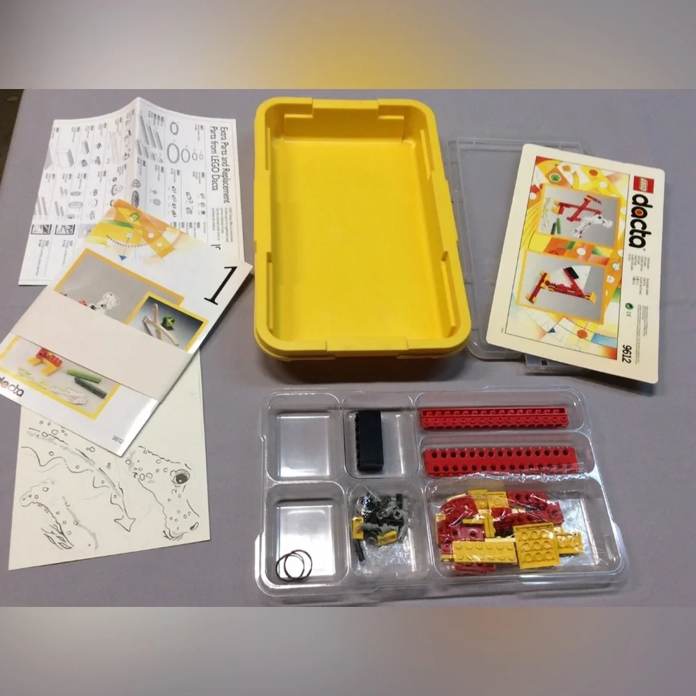 Vintage 1993 LEGO Set 9612 Levers dacta Technic Learning Kit Educational NEW - Picture 4 of 4